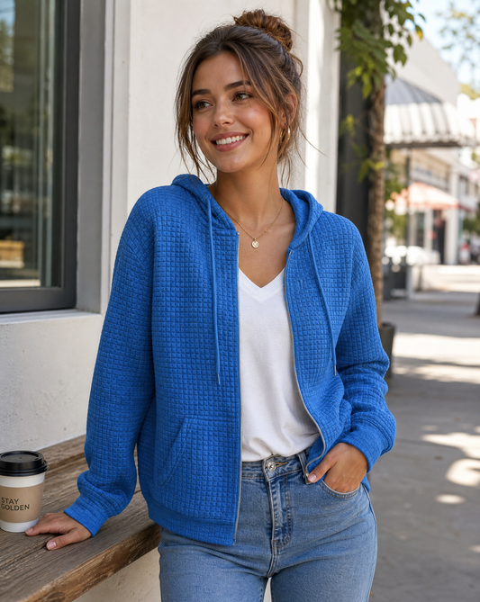 Women's Open-Front Long-Line Cardigan — Soft Draped Long-Sleeve Knit Wrap
