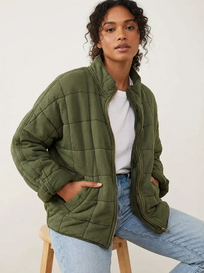 Quinn | Women's Quilted Warm Winter Jacket