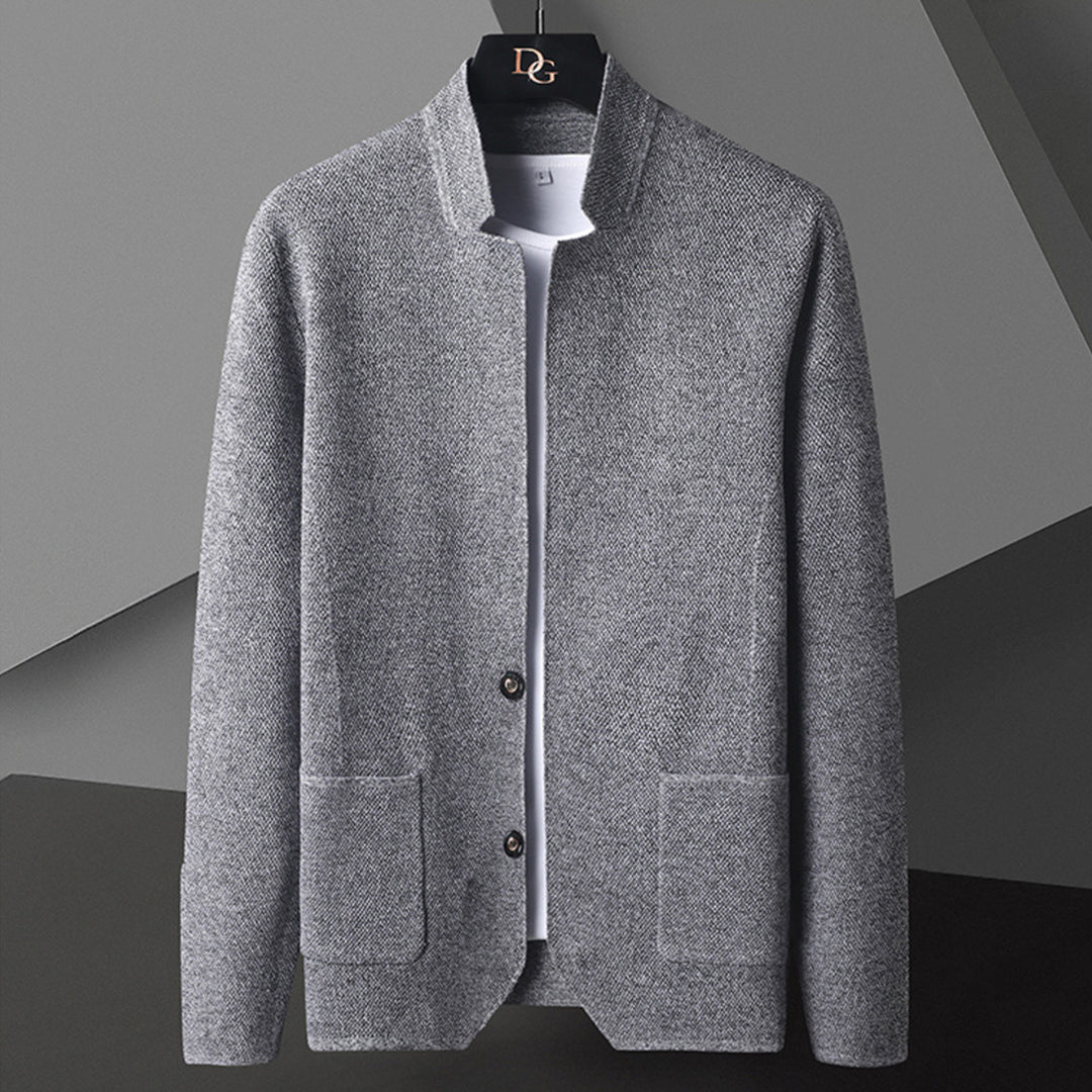 Hugo | Mandarin Collar Button-Down Jacket