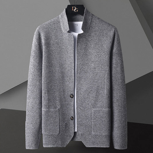 Hugo | Mandarin Collar Button-Down Jacket