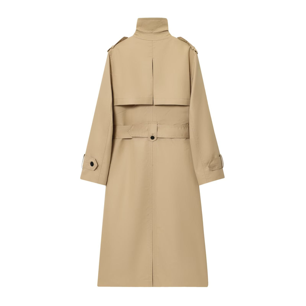 Winifred | Long Double Breasted Trench Coat Belted Waist