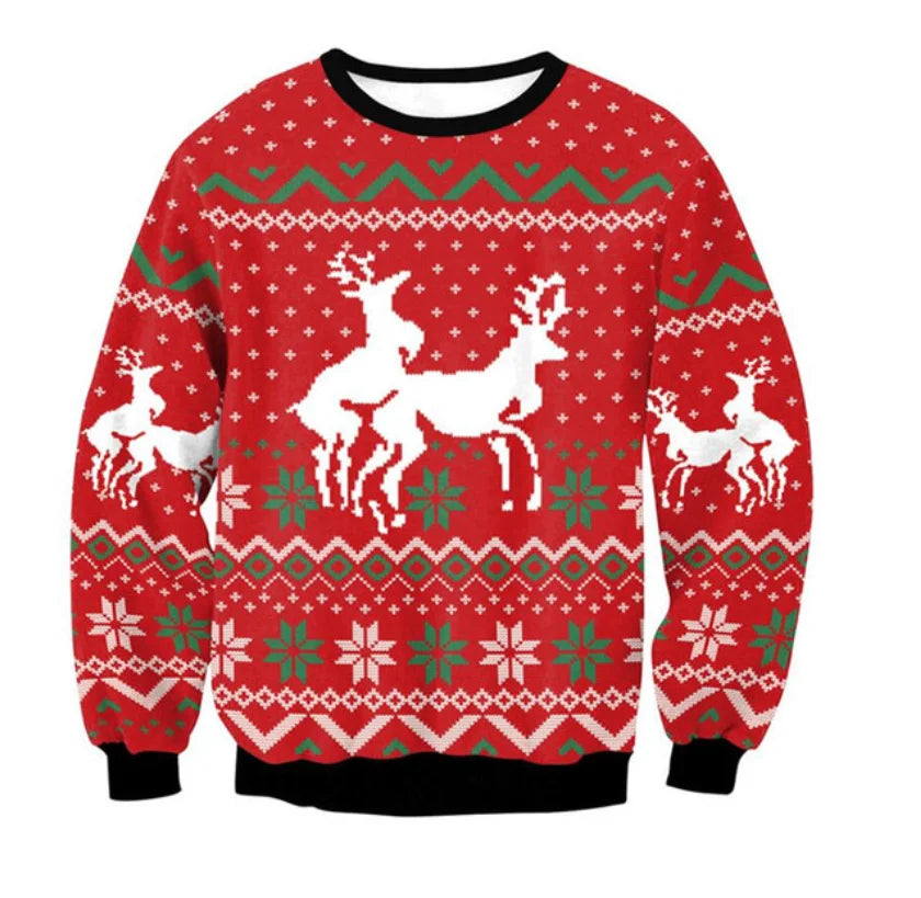 Rudy | Funny Christmas Jumpers Mens Loose Fit