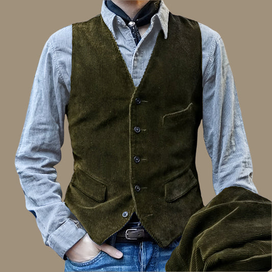 Knox | Men's Vintage Corduroy Waistcoat