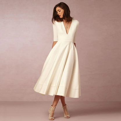Holly | Women's Elegant Fitted Midi Dress