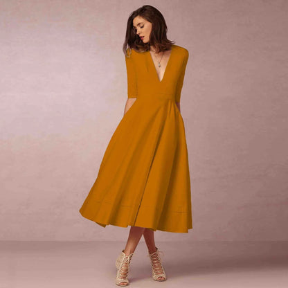Holly | Women's Elegant Fitted Midi Dress