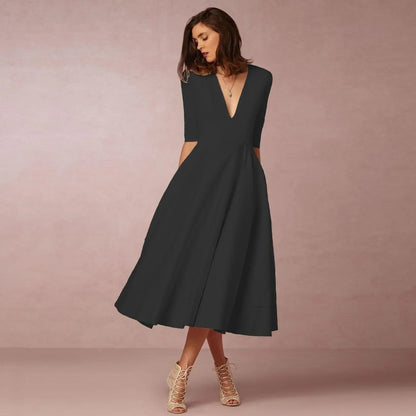 Holly | Women's Elegant Fitted Midi Dress