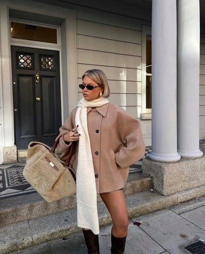 Isabely Short Elegant Coat Jacket