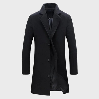 Percy | Long Single-Breasted Overcoat