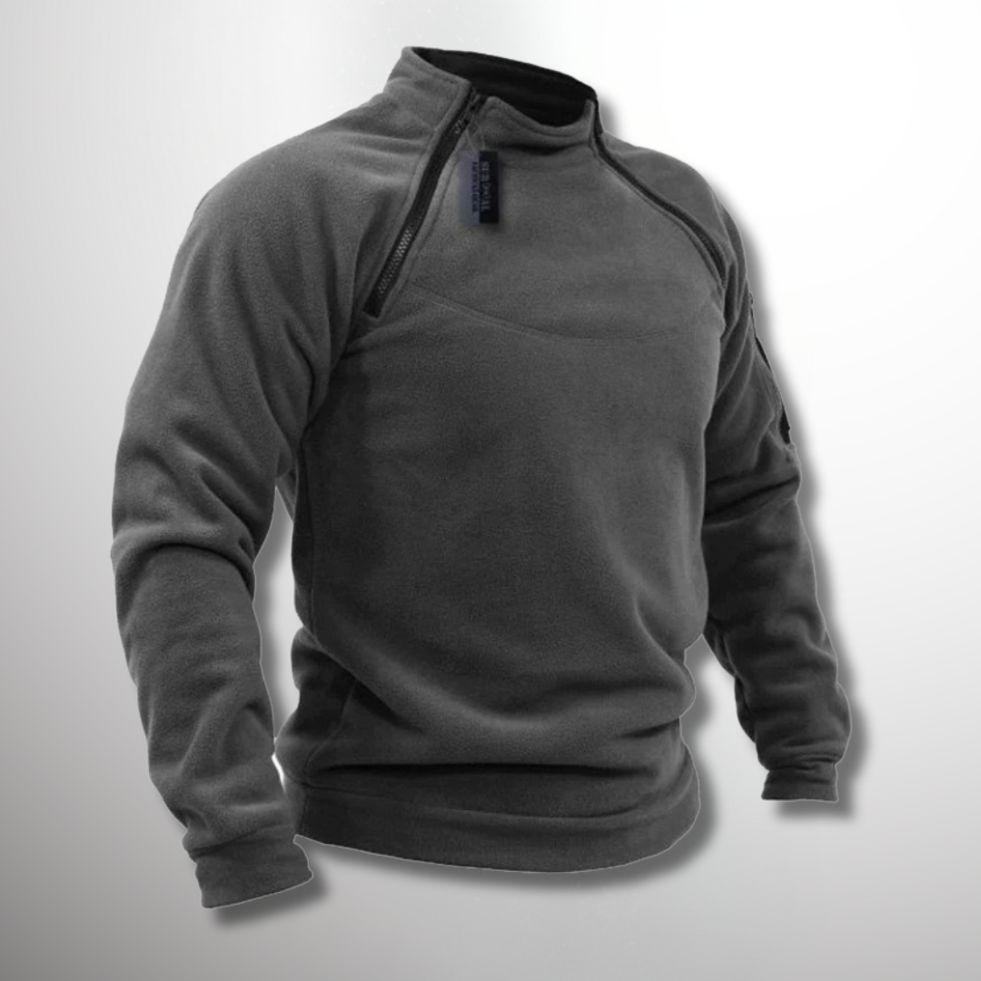 Derrick | Men's Quarter Zip Mock Neck Sweater