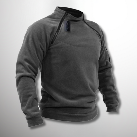 Derrick | Men's Quarter Zip Mock Neck Sweater