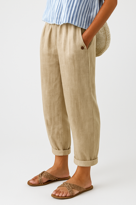 Meika | Elegant Straight-Leg Trousers