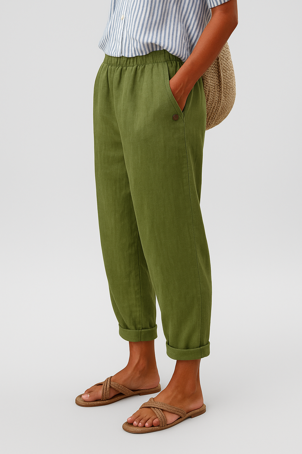 Meika | Elegant Straight-Leg Trousers