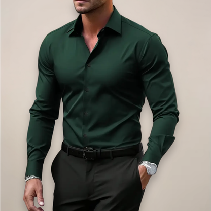 Nico | Men's Classic Collar Long-Sleeve Button Dress Shirt