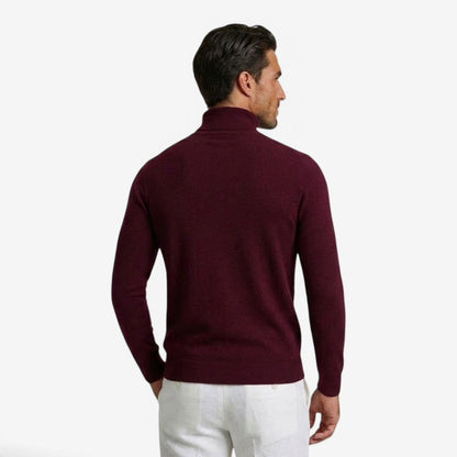 Tristan | Slim Fit Turtleneck Knit Jumper True to Size