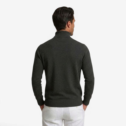 Tristan | Slim Fit Turtleneck Knit Jumper True to Size