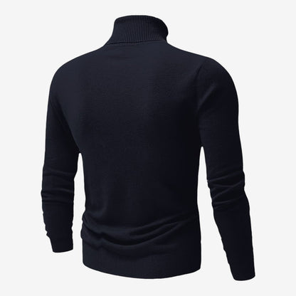 Tristan | Slim Fit Turtleneck Knit Jumper True to Size