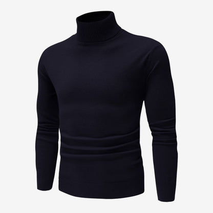 Tristan | Slim Fit Turtleneck Knit Jumper True to Size