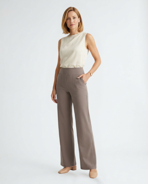 Ayla | Premium High Waist Stretch Trousers