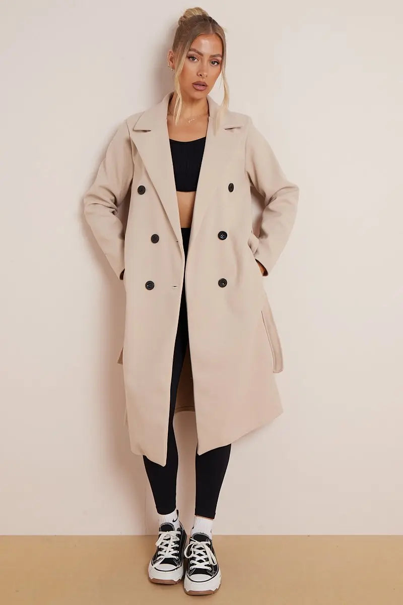 Stella | Women's Double Breasted Belted Coat