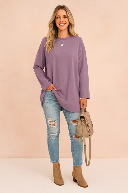 Neve | Relaxed Loose Fit Oversized Knit Sweater