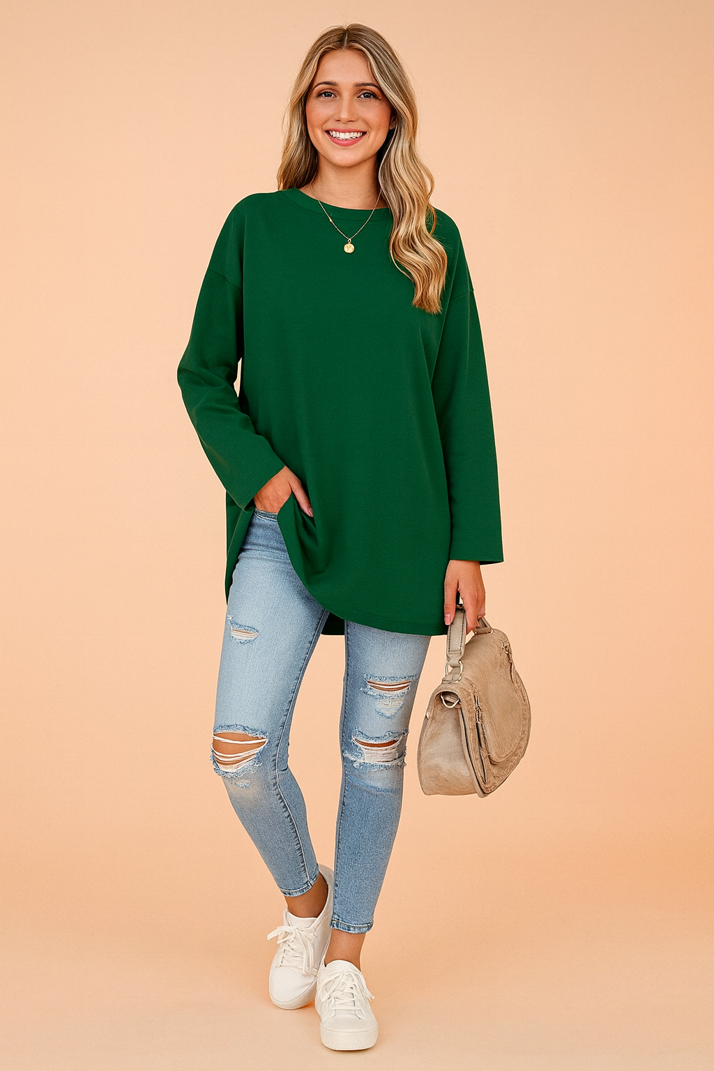 Neve | Relaxed Loose Fit Oversized Knit Sweater