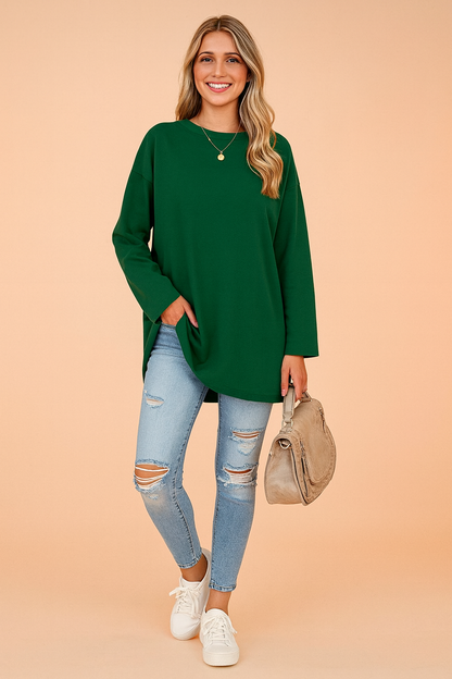 Neve | Relaxed Loose Fit Oversized Knit Sweater