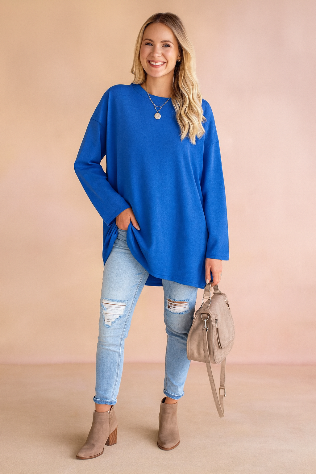 Neve | Relaxed Loose Fit Oversized Knit Sweater