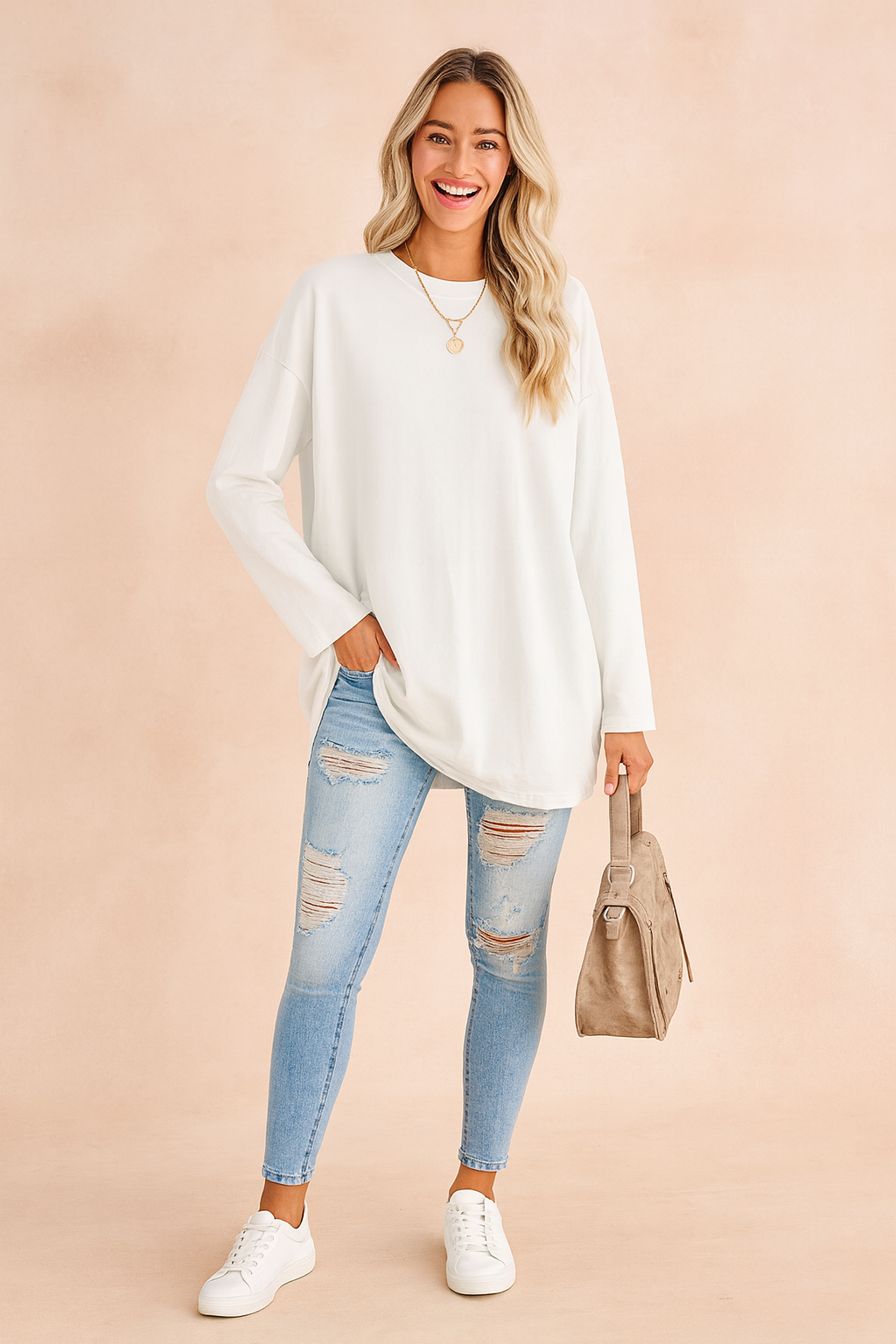 Neve | Relaxed Loose Fit Oversized Knit Sweater