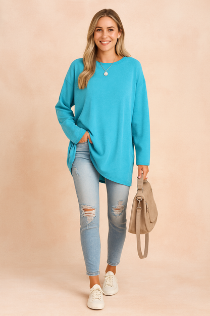 Neve | Relaxed Loose Fit Oversized Knit Sweater