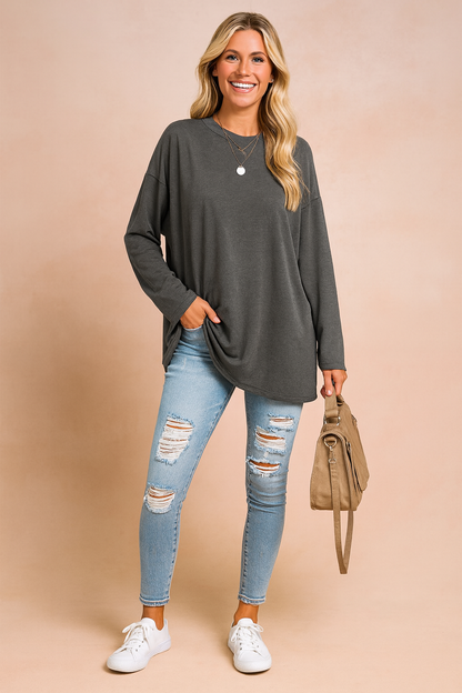 Neve | Relaxed Loose Fit Oversized Knit Sweater