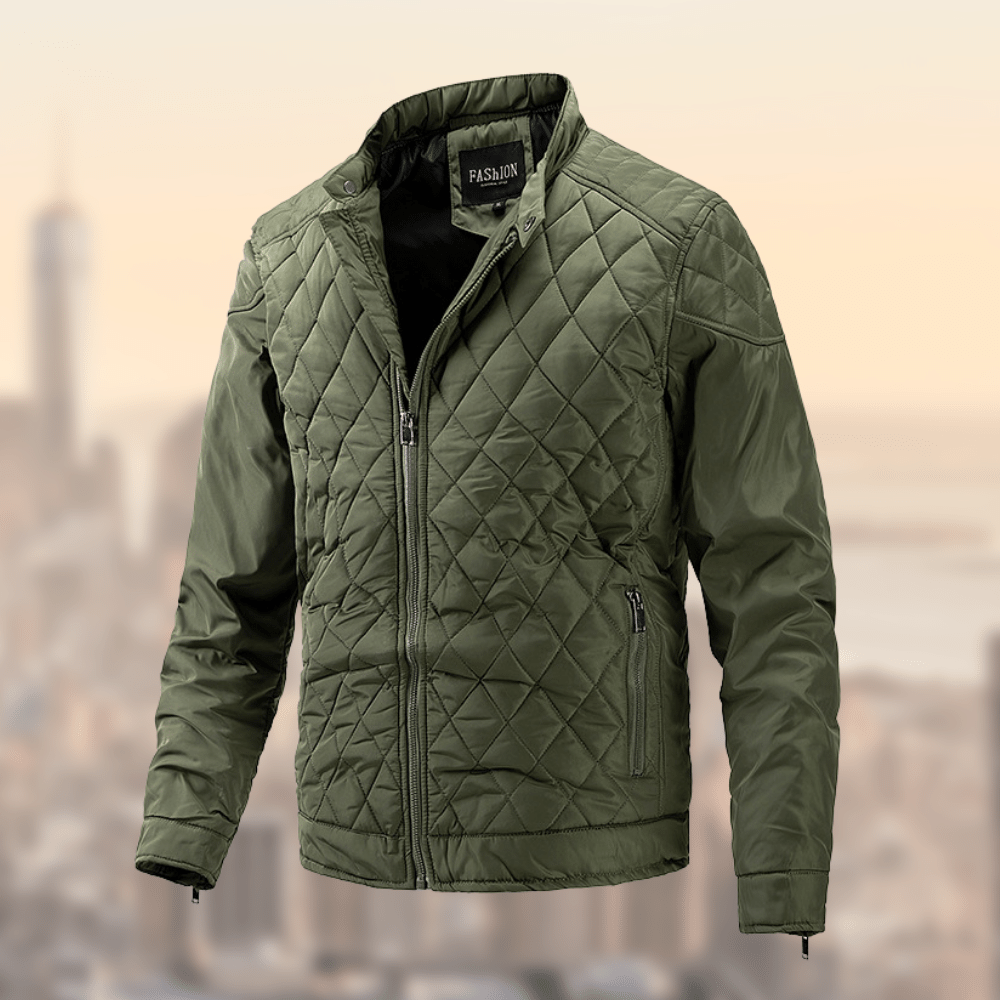 William | Men's Quilted Lightweight Bomber Jacket