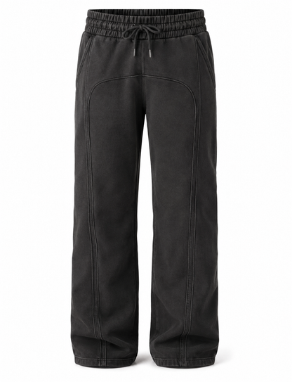 Eli | Men's Wide Leg Cargo Sweatpants