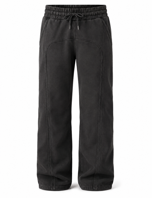Eli | Men's Wide Leg Cargo Sweatpants