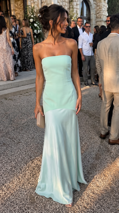 Miranda | Flowy Pink Maxi Dress