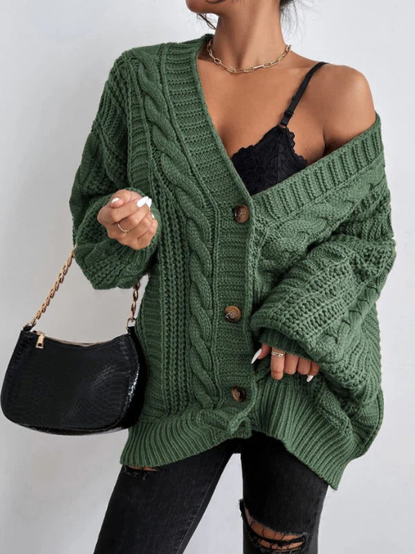 Jean | Women's Oversized Cable Knit Cardigan