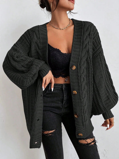 Jean | Women's Oversized Cable Knit Cardigan
