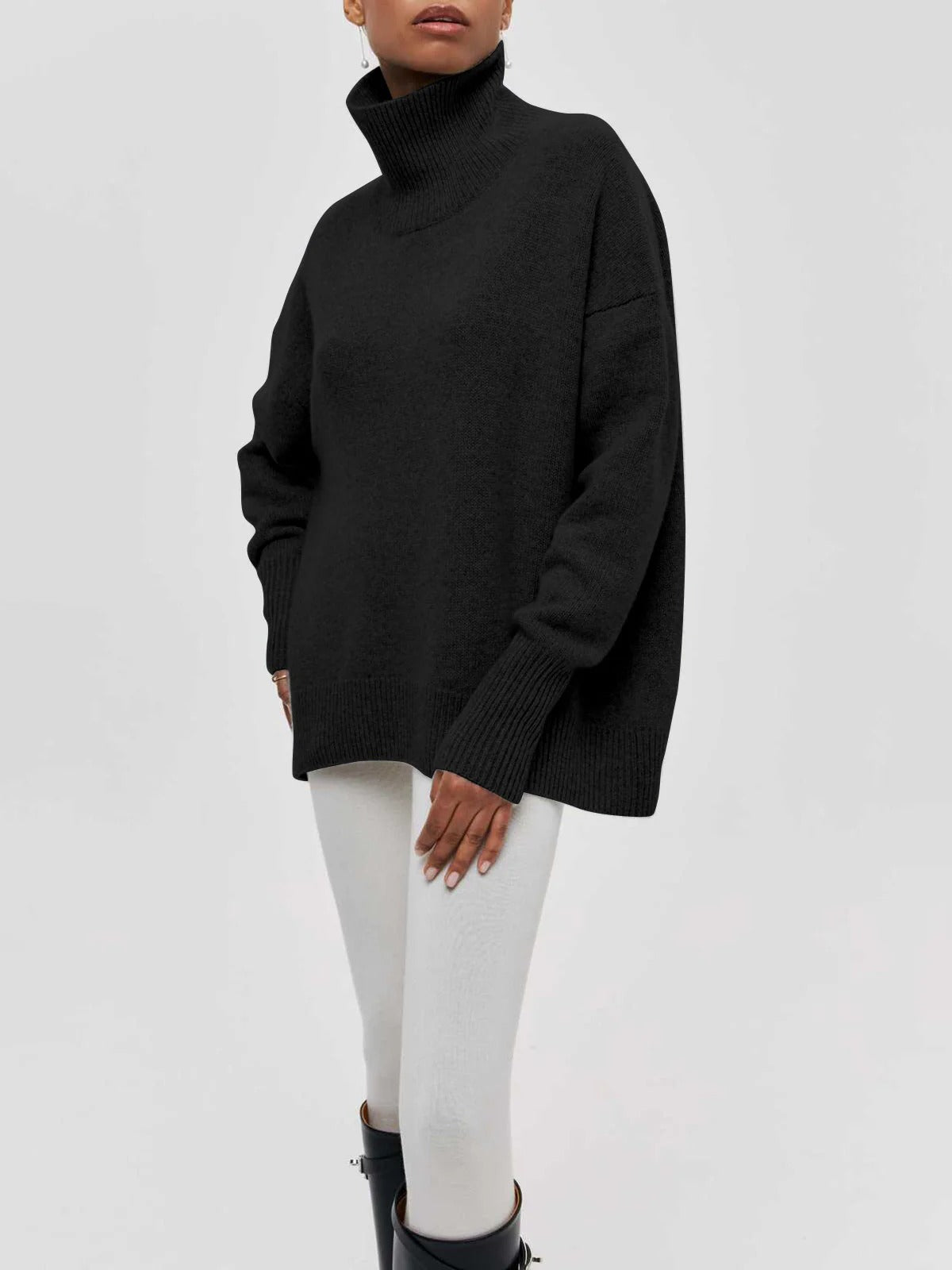 Colleen | Women's Oversized Turtleneck Sweater