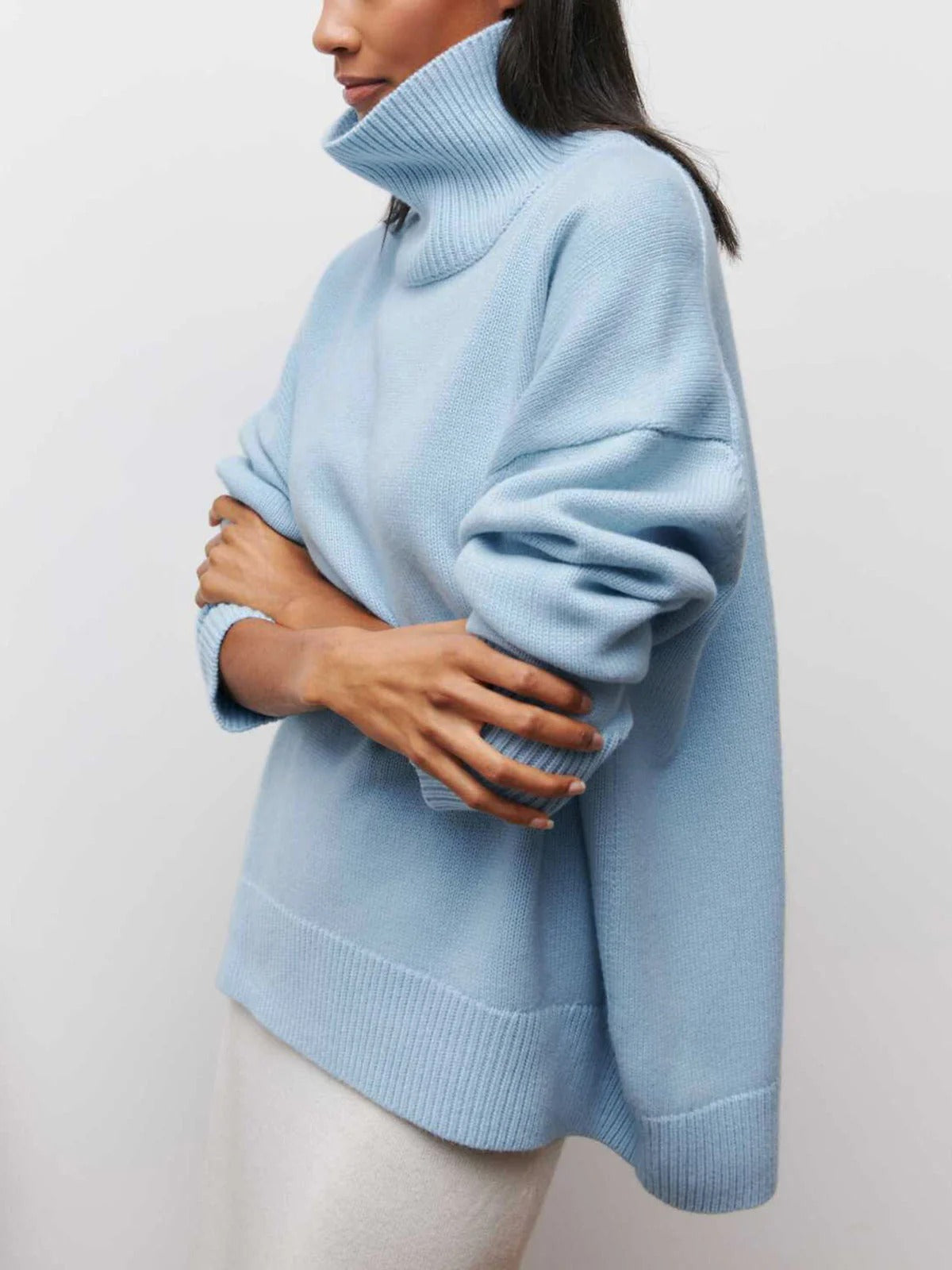 Colleen | Women's Oversized Turtleneck Sweater