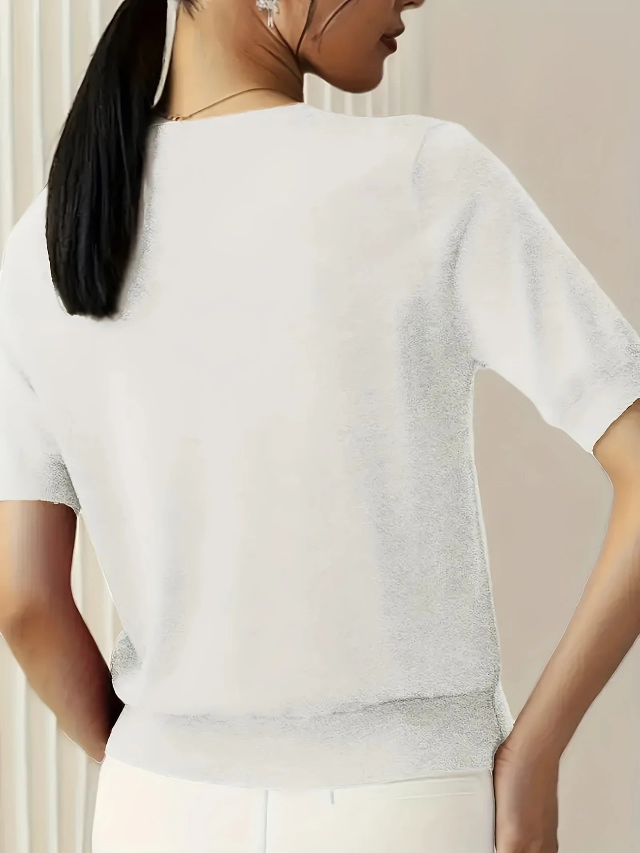 Sable | Knit Crew Neck T-Shirt