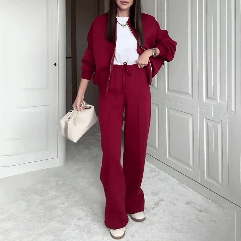 Elodie | Luxe Zip Lounge Set Women