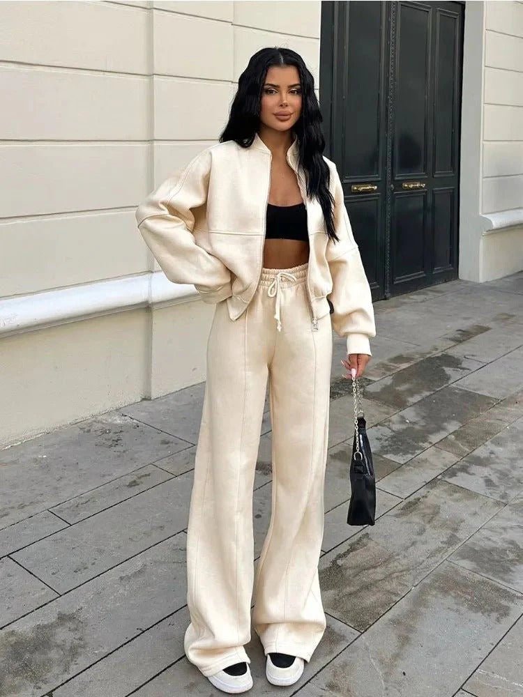Elodie | Luxe Zip Lounge Set Women