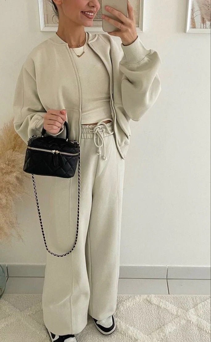 Elodie | Luxe Zip Lounge Set Women