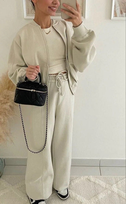 Elodie | Luxe Zip Lounge Set Women