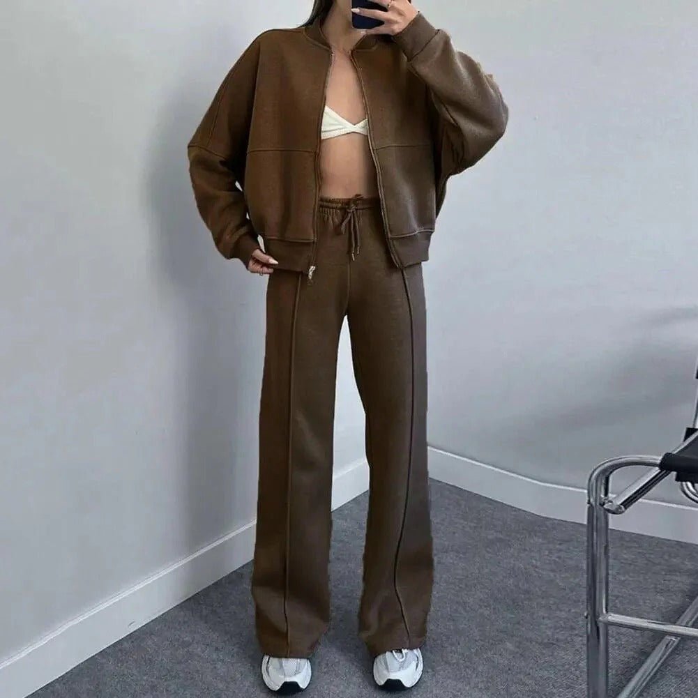 Elodie | Luxe Zip Lounge Set Women