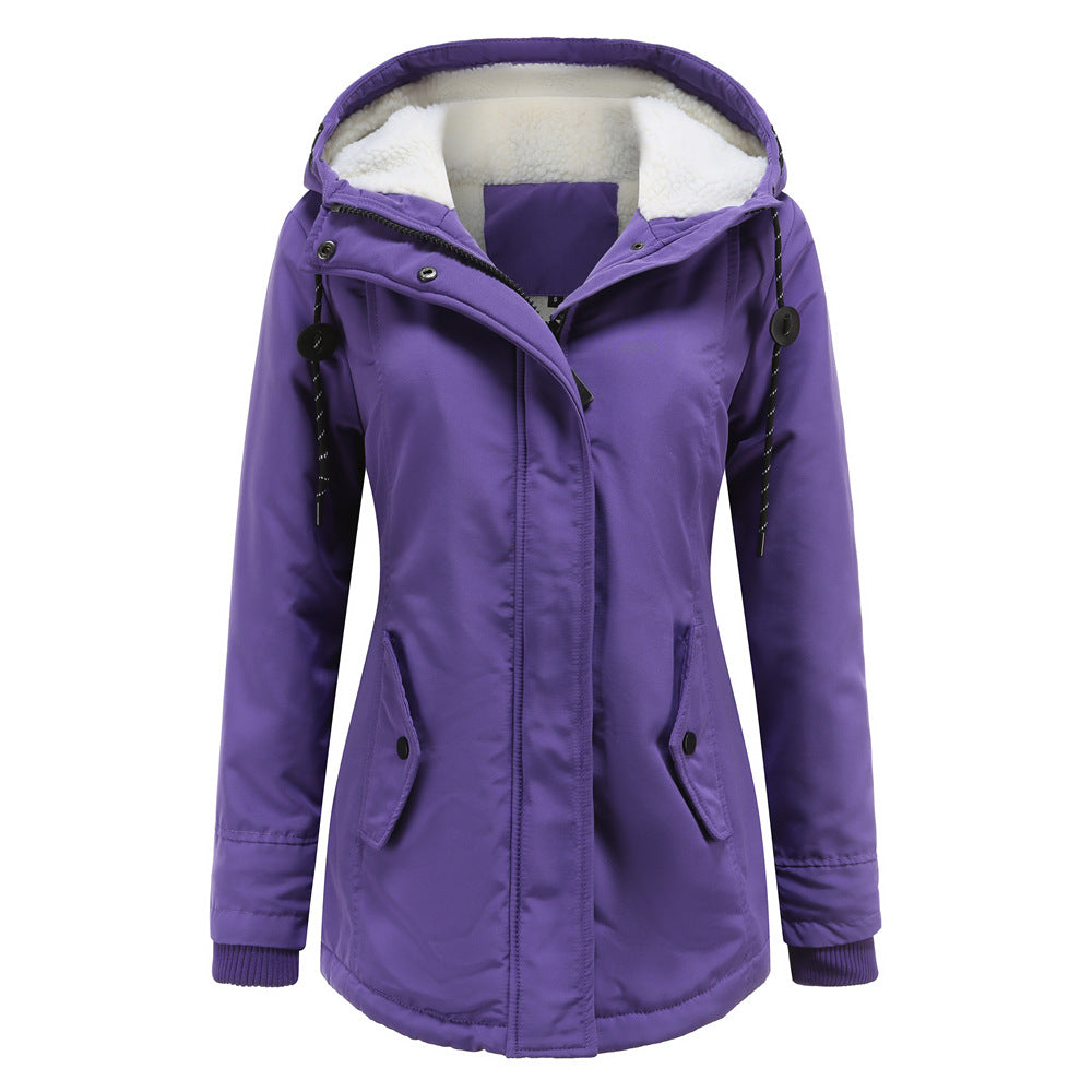 Teresa | Women's Hooded Fleece Lined Winter Jacket