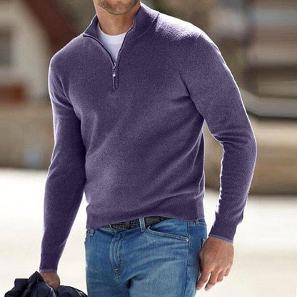 Barry | Men's Quarter Zip Sweater