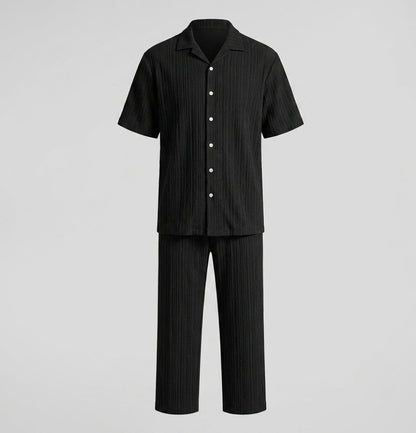 Zac | Men's Textured Summer Co-Ord Set