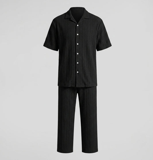 Zac | Men's Textured Summer Co-Ord Set