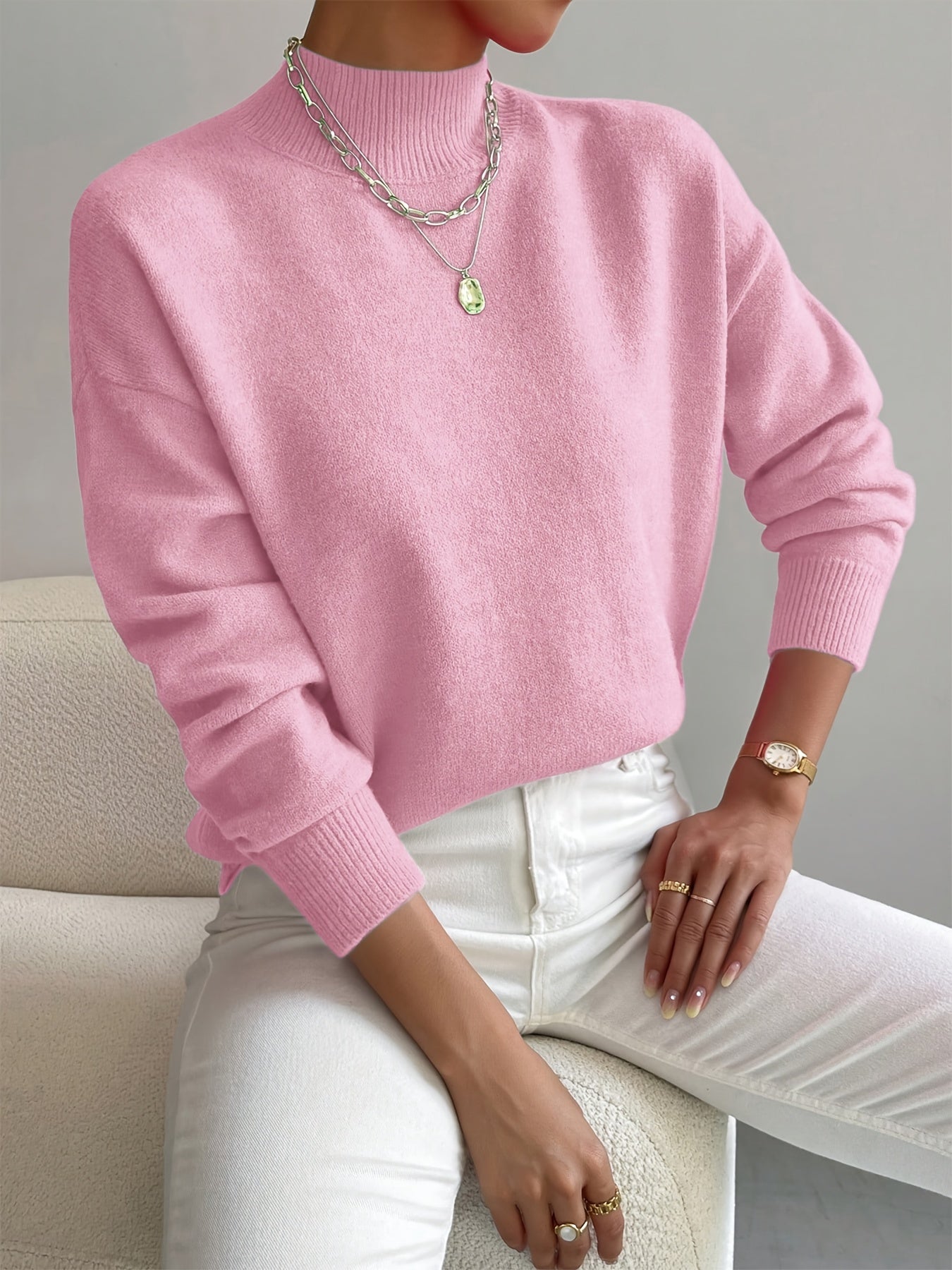 Marilena | Women's Elegant Cosy Turtleneck Knit Sweater
