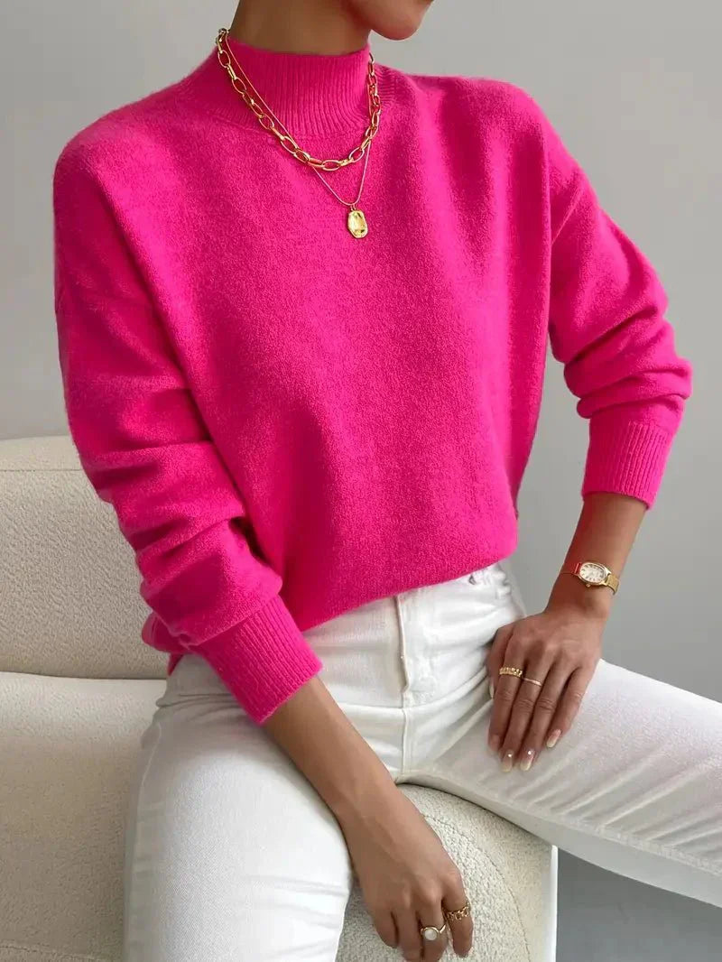 Marilena | Women's Elegant Cosy Turtleneck Knit Sweater